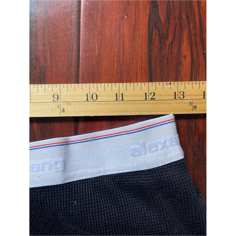 Alexander Wang Bodywear Black Waffle Thermal Jogger Unisex Size Small Preowned - Picture 8 of 12